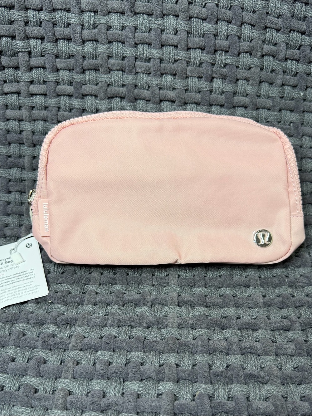 lululemon athletica Blush Pink Zip Cosmetic Pouch